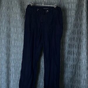 Banana Republic Navy Linen Pants